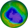 Antarctic Ozone 2010-10-07